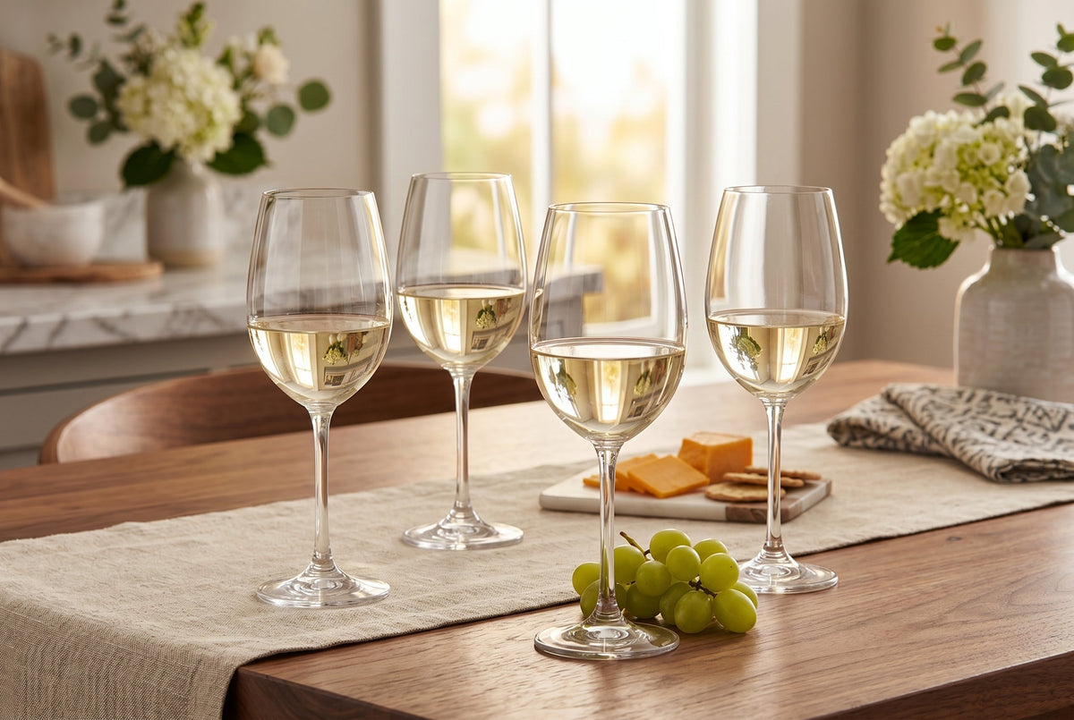 White Wine Glasses, 12.7 oz, Set of 4 – view 5