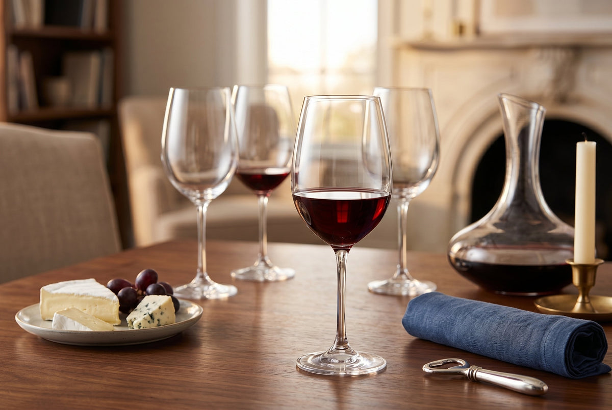 Red Wine Glasses, 17.8 oz, Set of 4 – lifestyle