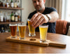 Beer Tasting Flight Set with Acacia Wood Board and 4 Glasses, 5.4 oz – view 4