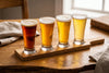 Beer Tasting Flight Set with Acacia Wood Board and 4 Glasses, 5.4 oz – view 5