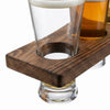 Beer Tasting Flight Set with Acacia Wood Board and 4 Glasses, 5.4 oz – view 9