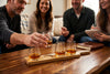 Beer Tasting Flight Set with Acacia Wood Board and 4 Glasses, 4.2 oz – view 3