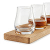 Beer Tasting Flight Set with Acacia Wood Board and 4 Glasses, 4.2 oz – view 5