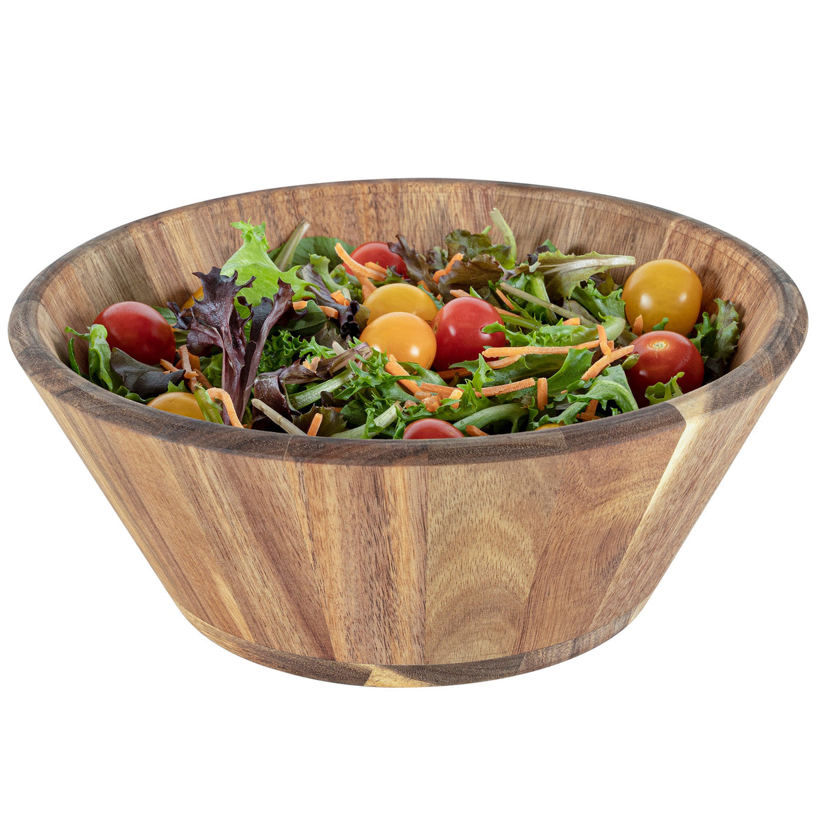 Acacia Wood Salad and Serving Bowl, 11 in Wide x 4.3 in High – view 2