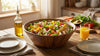 Acacia Wood Salad and Serving Bowl, 11 in Wide x 4.3 in High – view 3