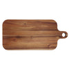Large Acacia Wood Charcuterie and Cheese Board with Handle, 21.7 x 10.2 in – view 2