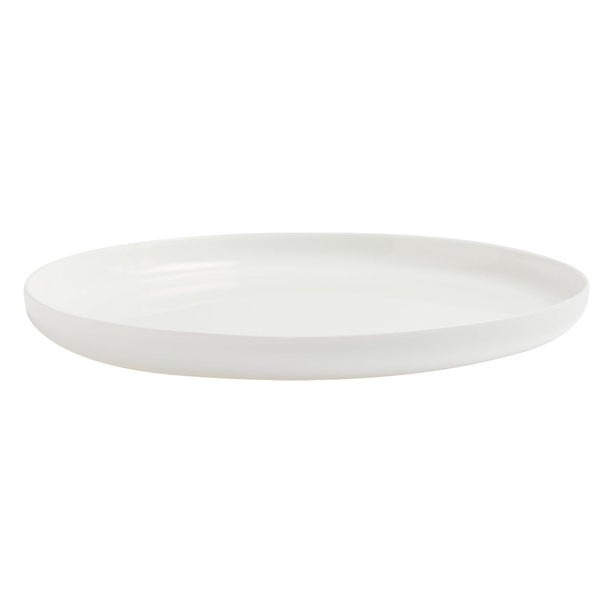 White Opal Glass Dinner Plates, Set of 4, 10.7 in | Oslo – view 3
