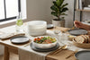 White Opal Glass Pasta Bowls, Set of 4, 8.7 in | Oslo – view 2