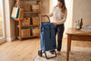 Denim Blue MF Convert 2 Aluminum-Frame Folding Shopping Cart – view 3