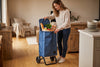 Denim Blue MF Convert 2 Aluminum-Frame Folding Shopping Cart – view 6