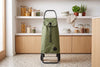 Olive MF Convert 2 Aluminum-Frame Folding Shopping Cart – view 3