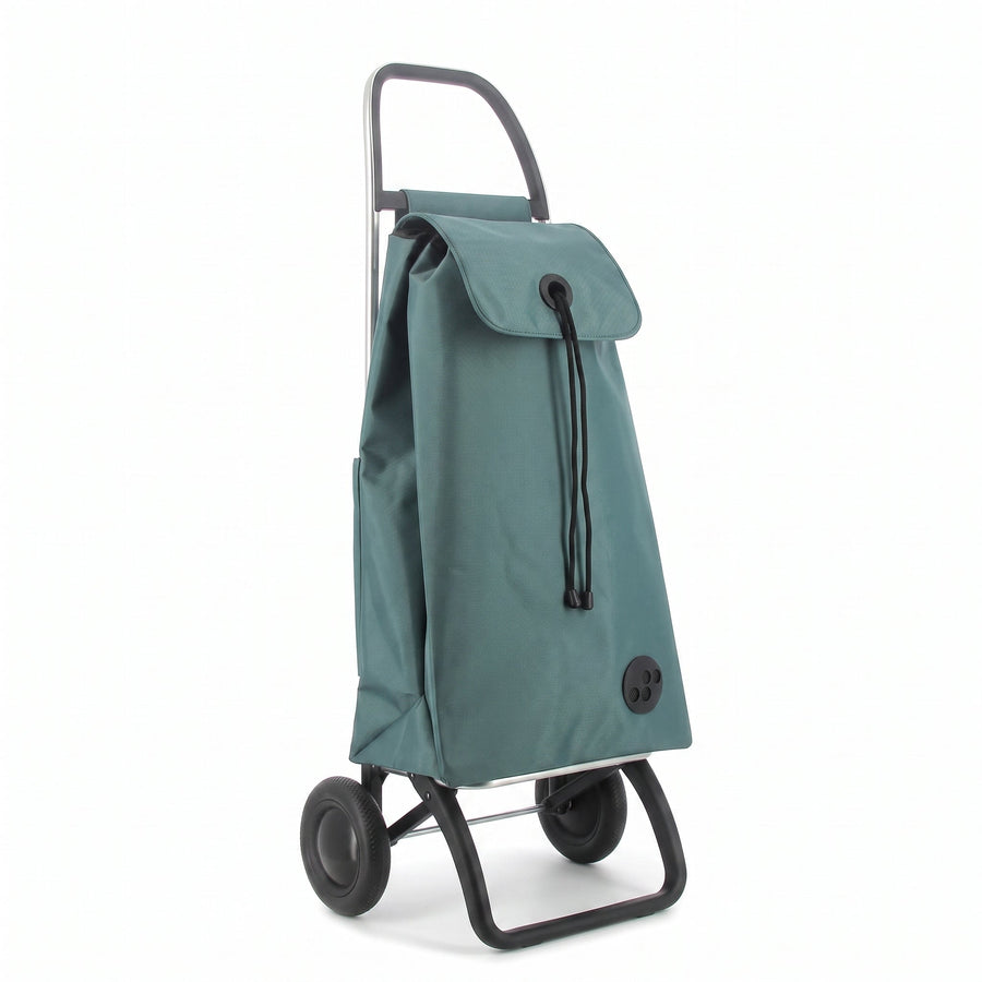 Pine Green MF Convert 2 Aluminum-Frame Folding Shopping Cart