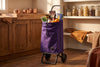 Purple MF Convert 2 Aluminum-Frame Folding Shopping Cart – view 4