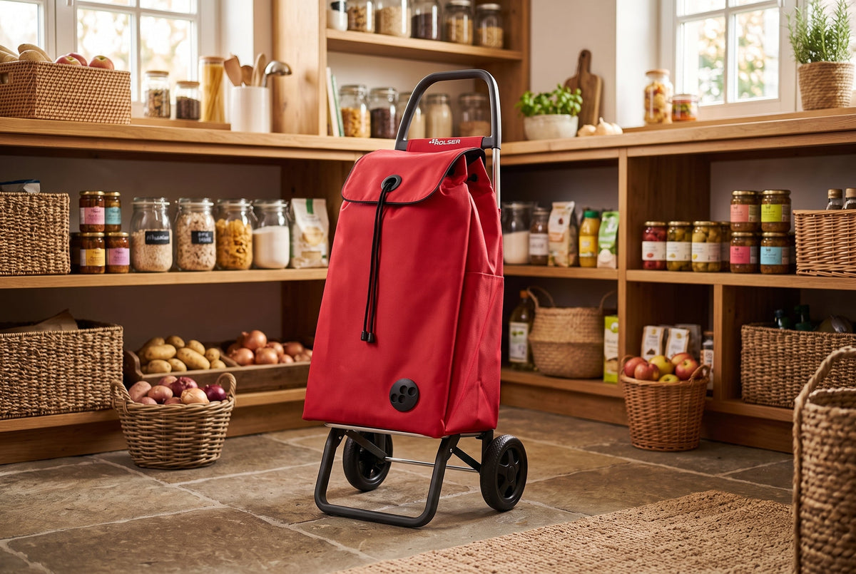 Red MF Convert 2 Aluminum-Frame Folding Shopping Cart – view 6