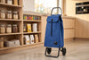 Sapphire Blue MF Convert 2 Aluminum-Frame Folding Shopping Cart – view 2