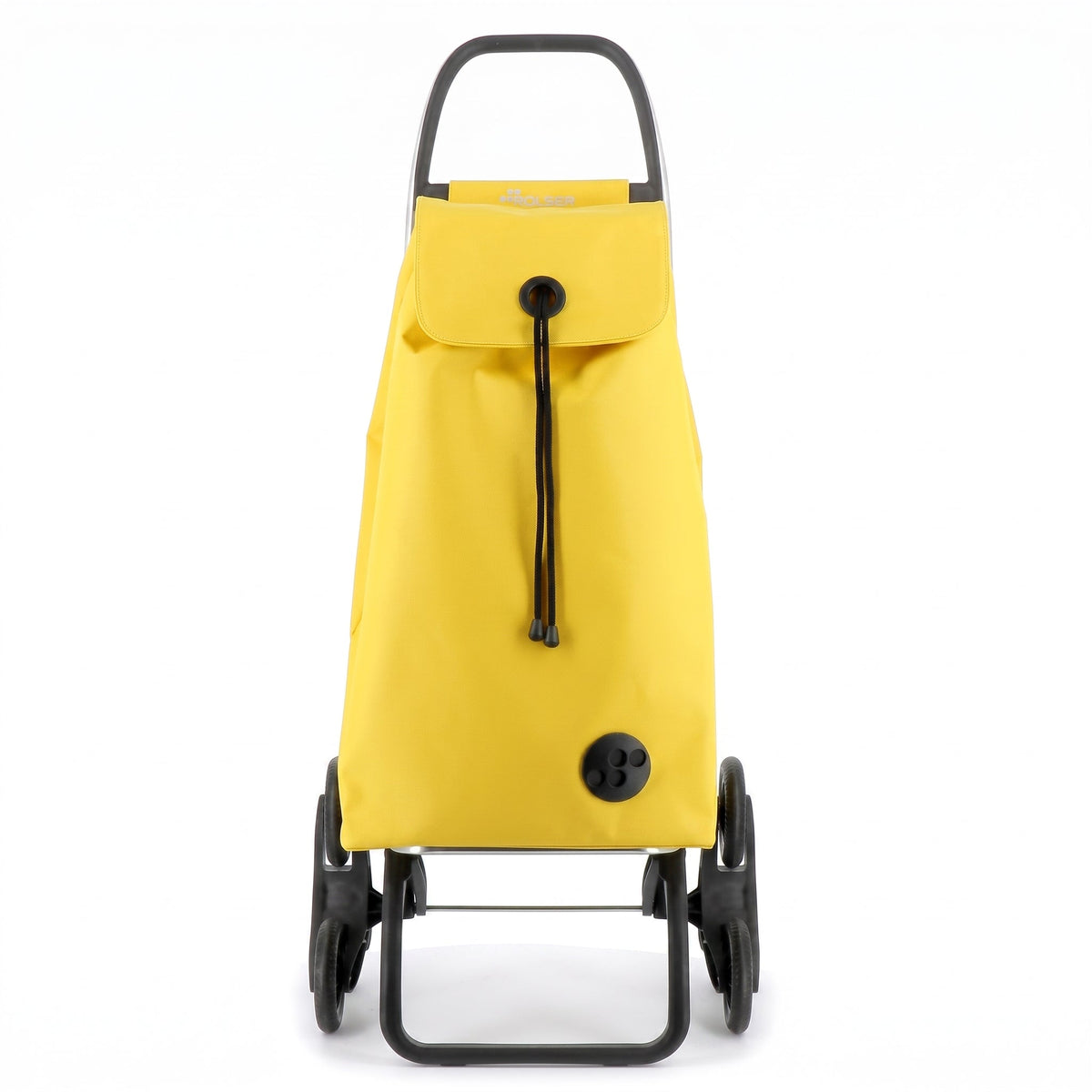 Yellow Zen RD6 Aluminum-Frame Stair Climbing Folding Shopping Cart, 6-Wheel