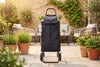 Black MF Logic Aluminum-Frame Folding Shopping Cart, 2-Wheel – view 4