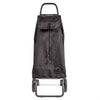 Black MF Logic Aluminum-Frame Folding Shopping Cart, 2-Wheel
