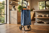 Denim Blue MF Logic Aluminum-Frame Folding Shopping Cart, 2-Wheel – view 3