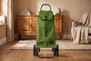 Olive MF Logic Aluminum-Frame Folding Shopping Cart, 2-Wheel – view 4