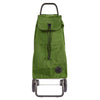 Olive MF Logic Aluminum-Frame Folding Shopping Cart, 2-Wheel