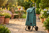 Pine Green MF Logic Aluminum-Frame Folding Shopping Cart, 2-Wheel – view 2
