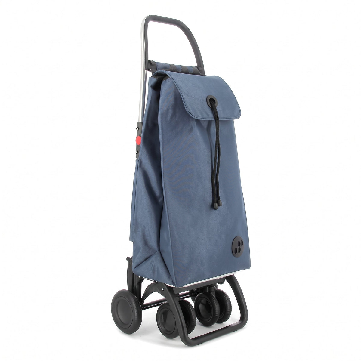 Denim Blue Logic Tour Aluminum-Frame Folding Shopping Cart, 4-Wheel