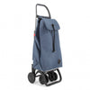 Denim Blue Logic Tour Aluminum-Frame Folding Shopping Cart, 4-Wheel