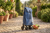 Denim Blue Logic Tour Aluminum-Frame Folding Shopping Cart, 4-Wheel – view 2