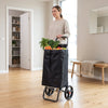 Black Logic RSG Aluminum-Frame Folding Shopping Cart – view 3