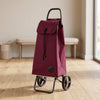 Burgundy Logic RSG Aluminum-Frame Folding Shopping Cart – view 4