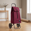 Burgundy Logic RSG Aluminum-Frame Folding Shopping Cart – view 2