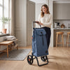 Denim Blue Logic RSG Aluminum-Frame Folding Shopping Cart – view 3