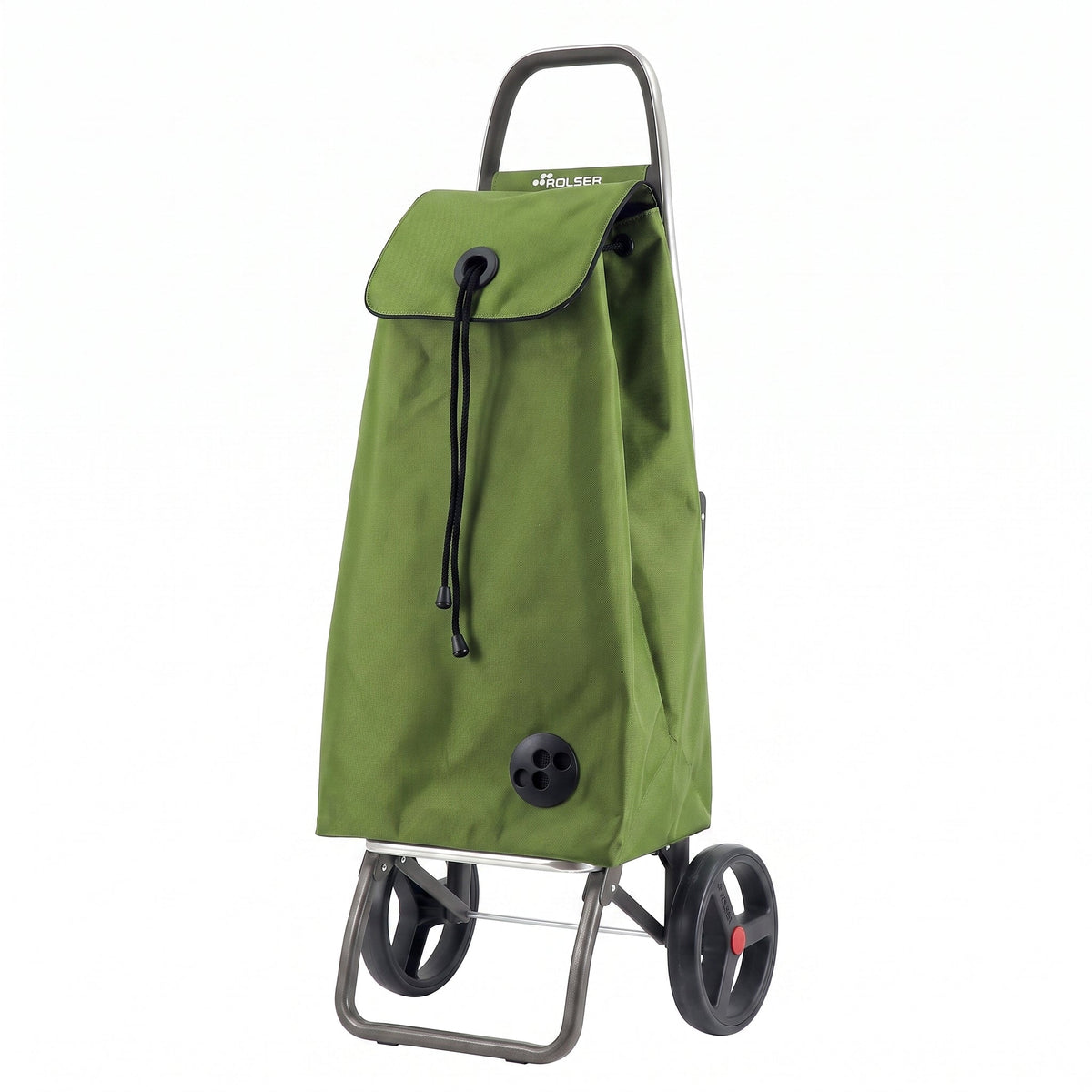 Olive Logic RSG Aluminum-Frame Folding Shopping Cart