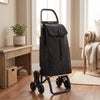 Black Tweed 6L Logic Aluminum-Frame Stair Climbing Folding Shopping Cart – view 2