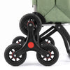 Jade Green Tweed 6L Logic Aluminum-Frame Stair Climbing Folding Shopping Cart – view 4