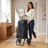 Black Tweed Logic RSG Aluminum-Frame Folding Shopping Cart – view 3