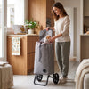 Gray Tweed Logic RSG Aluminum-Frame Folding Shopping Cart – view 4