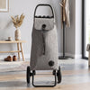 Gray Tweed Logic RSG Aluminum-Frame Folding Shopping Cart – view 2