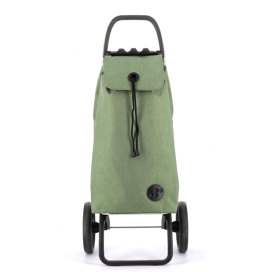 Jade Green Tweed Logic RSG Aluminum-Frame Folding Shopping Cart