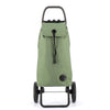 Jade Green Tweed Logic RSG Aluminum-Frame Folding Shopping Cart