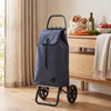 Navy Tweed Logic RSG Aluminum-Frame Folding Shopping Cart – view 2
