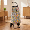 Fruit Print Convert 2 Aluminum-Frame Folding Shopping Cart – view 4