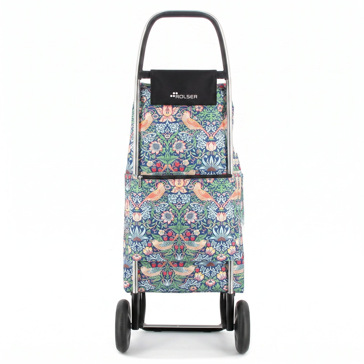 Strawberry Print Convert 2 Aluminum-Frame Folding Shopping Cart – view 7