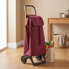 Burgundy Jet LN Joy Aluminum-Frame Folding Shopping Cart, 2-Wheel – view 6