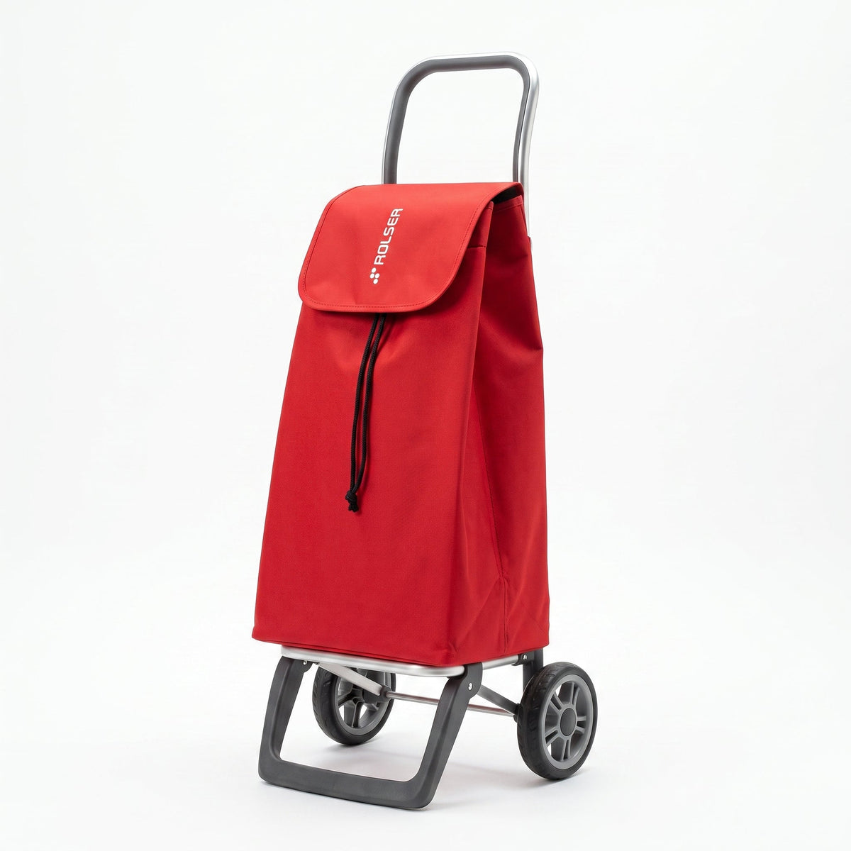 Red Jet LN Joy Aluminum-Frame Folding Shopping Cart, 2-Wheel
