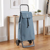 Teal Jet LN Joy Aluminum-Frame Folding Shopping Cart, 2-Wheel – view 2
