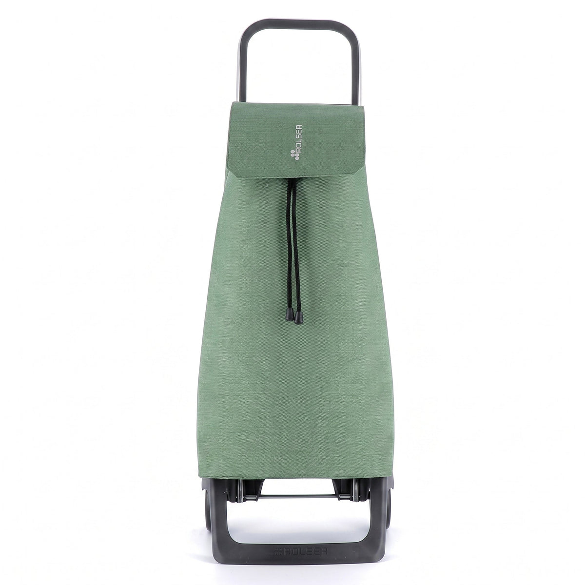 Jade Green Jet Tweed Joy Aluminum-Frame Folding Shopping Cart