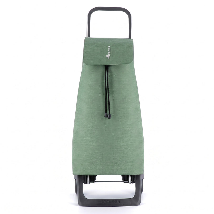 Jade Green Jet Tweed Joy Aluminum-Frame Folding Shopping Cart
