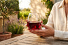 Stemless Burgundy Balloon Wine Glasses, 19.1 oz, Set of 4 – view 6